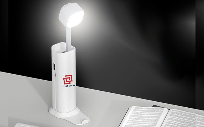 rechargeable table lamp in white colour
