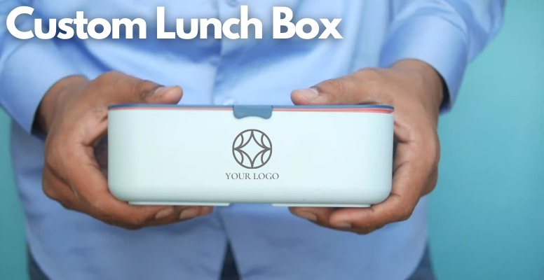 company logo printed lunch box for diwali