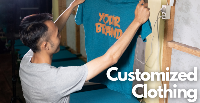 company name printed t shirts