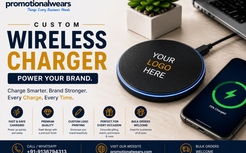 Custom Wireless Chargers | Technology Corporate Gifts Online